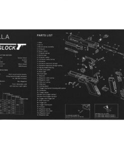 Gun Cleaning Mat Assembly Pad Can Be Used As Mouse Pad - Glock