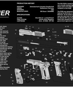 Gun Cleaning Mat Assembly Pad Can Be Used As Mouse Pad - SIG SAUER P226
