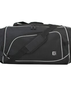 Gym Duffel Bag with Shoe Compartment - 35L - Black
