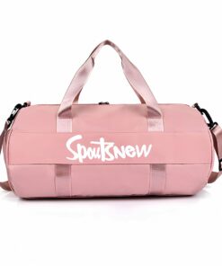 Gym Fashion Sport Adjustable Bag With Shoe Waterproof Training Yoga Gift - Pink