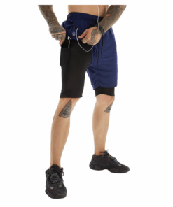 GYMPANTHER Dynamic Duo Training Shorts - Navy - 2XL