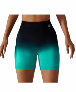 GYMPANTHER Gradient Lumina Squat-Proof Yoga Tight Shorts