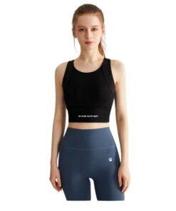 GYMPANTHER Lustrous Elegance Mid-Impact Fixed Cup SculptFit Bra