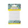 Haberdashery - Elastic - White - 6mm x 3m - 35 Pack