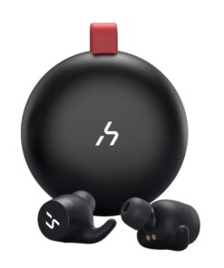 HAKII FIT - Sport Bluetooth Earphones, Wireless Charging - Black & Red