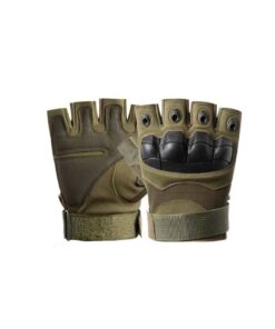 Half Finger Tactical Gloves - Green