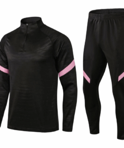 Half Zip Premium Sport Tracksuits - Comfort Meets Performance - Pink Line - 2XL