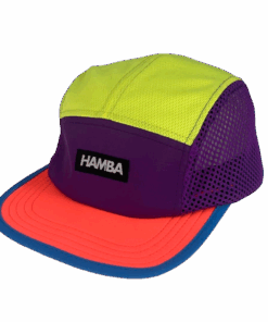 HAMBA Performance Running Cap - Purple, Yellow