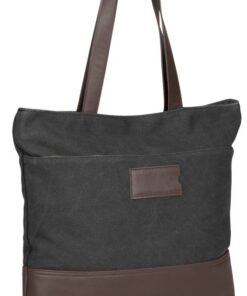 Hamilton Canvas Tote Bag - Charcoal