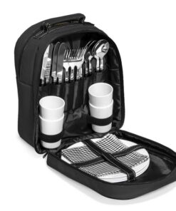 Hamptons Picnic Backpack - Black