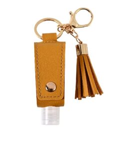 Hand Sanitizer Keychain / Key ring 30ml Travel Size Hand Sanitizer Holder - Yellow