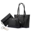 Handbag 3 in 1 Calista and Stylingo Keyring - Black