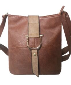 Handbag Audrey Red Brown