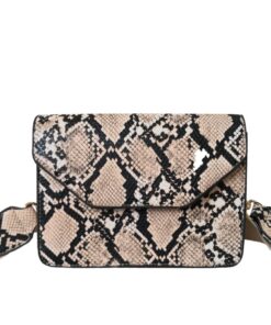 Handbag Ismay - Black & Pink