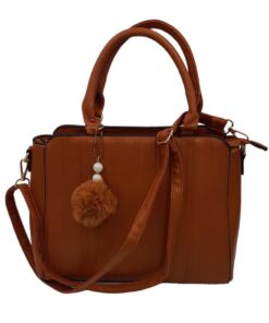 Handbags with Straps for Women Tote Bags Everyday Classic Shoulder Handbags - Brown