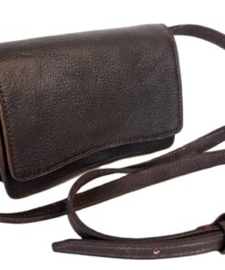 Handcrafted leather clutch made from Nyala leather