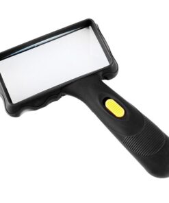 Handheld Rectangular Reading Magnifier with LED Light