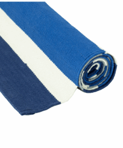 Handloom Cotton Yoga Mat - Glacier