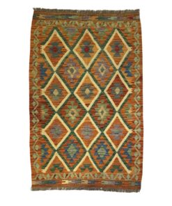 Handmade Afghan Beautiful Chobi Kilim - 159 x 104 cm Rug