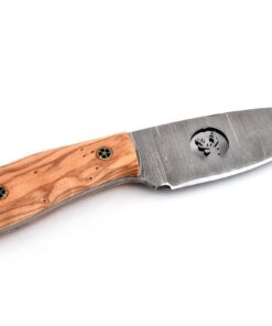 Handmade Damascus Skinner with Deer Cutout - MB-DSK-0005