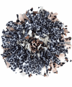 Handmade Pet Snuffle Mat - Leopard Print