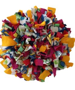 Handmade Pet Snuffle Mat - Rainbow Colours