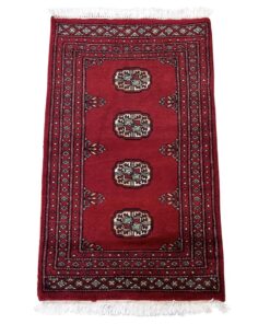 Handmade Woolen Bokhara Rug - 107 x 63 cm