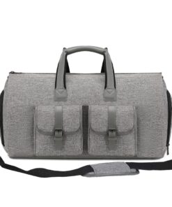 Hanging Garment Bag Traveling Suitcase Duffel Bag with Shoe Compartment