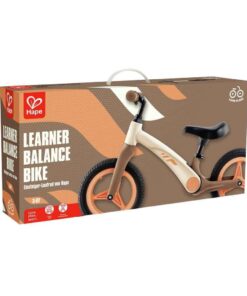 Hape Learner Balance Bike - Brown, Black
