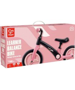 Hape Learner Balance Bike - Pink, Black