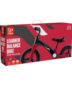 Hape Learner Balance Bike - Red, Black