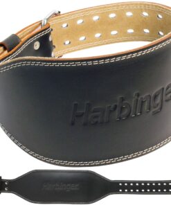 Harbinger 6" Padded Leather Belt - Black - (Size: X-Large)