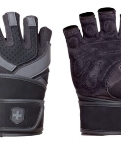 Harbinger Training Grip WristWrap - Black Or Blue - (Size: Medium) - XL