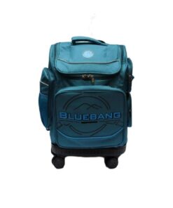 Hard Base-Blue Bang 4 Wheels School Trolley Bag-XL Size-21 Inch-Turquoise