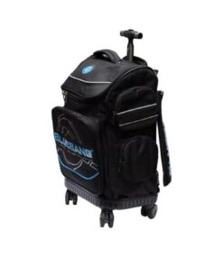Hard Base -Blue-Bang 4Wheels School Trolley Bag-XL Size-21Inch - Black, Blue