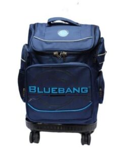 Hard Base -Blue-Bang 4Wheels School Trolley Bag-XL Size-21Inch - Blue
