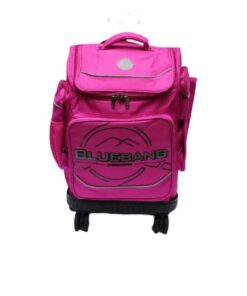 Hard Base -Blue-Bang 4Wheels School Trolley Bag-XL Size-21Inch - Pink