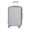 Hard Outer Shell Luggage 23" - AS01ST - Silver