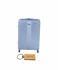 Hard Outer Shell Luggage 23" with Smte Keyring - Silver