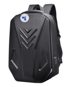 Hard Shell Large Capacity Travel Business Men Backpack Laptop Backpack - Black