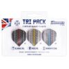 Harrows Tri Pack Supergrip Flights Darts