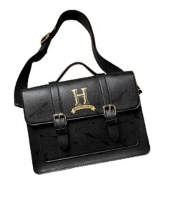 Harry Potter Hogwarts Buckle Decor Flap Fashionable Shoulder Bag
