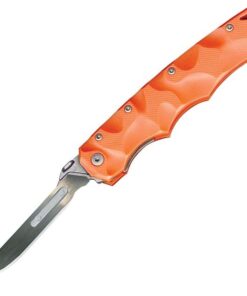 Havalon Piranta Stag Folding Knife - Orange