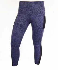 Havanna Honey Animal Print Pocket Gym/Runner Leggings Tights - 2XL