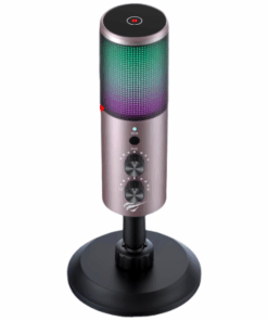 HAVIT - GK61 - RGB Computer Live Streaming & Recording Microphone - Black