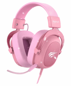 HAVIT - H2002D - Over-Ear Wired Gaming Headphone With ANC Microphone - Pink
