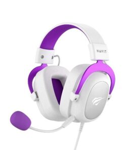 HAVIT - H2002D - Wired Gaming Headset With Microphone - White and Purple