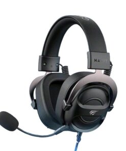 HAVIT - H2002E-Adjustable Wired Gaming Headset with Detachable Mic - Black