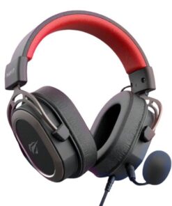HAVIT - H2008D - Gaming Headphones with RGB Lighting & Retractable Mic - Black