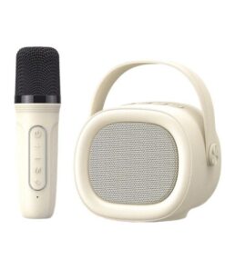 HAVIT - SK819BT - Mini Karaoke Microphone & Wireless Speaker Set - Beige